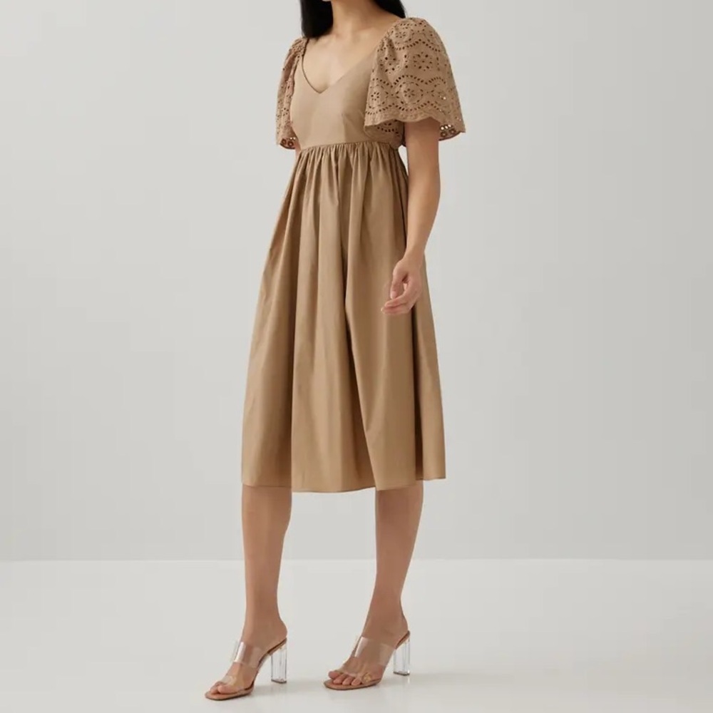 Love bonito Gwen broderie sleeve dress